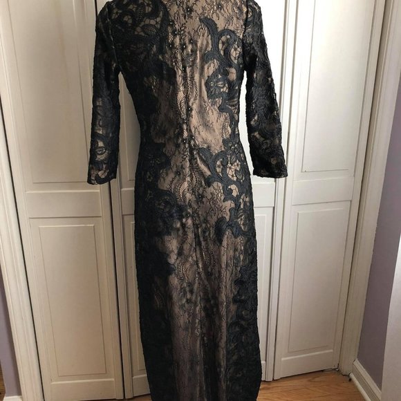 Tadashi Shoji Gown, Size 8 Trades Offers Prom Maxi Lace - Picture 6 of 10